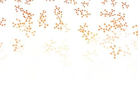Light Orange vector template with artificial intelligence structure. Illustrazione stock
