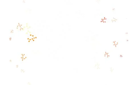 Light Orange vector template with artificial intelligence structure. Illustrazione stock