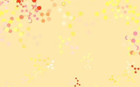 Light Orange vector template with artificial intelligence structure. Stock Illustration