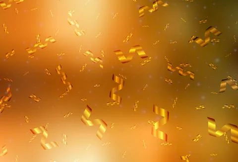 Light Orange vector template in carnival style. Stock Illustration