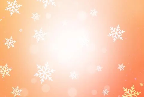 Light Orange vector template in carnival style. Stock Illustration