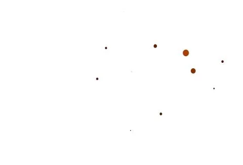 Light Orange vector template with circles. 스톡 일러스트