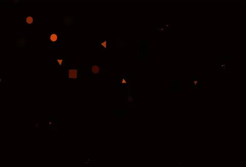 Light Orange vector template with crystals, circles, squares. Ilustración de archivo