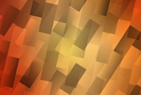 Light Orange vector template with rhombus. Illustrazione stock