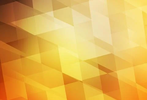 Light Orange vector template with rhombus. Stock Illustration