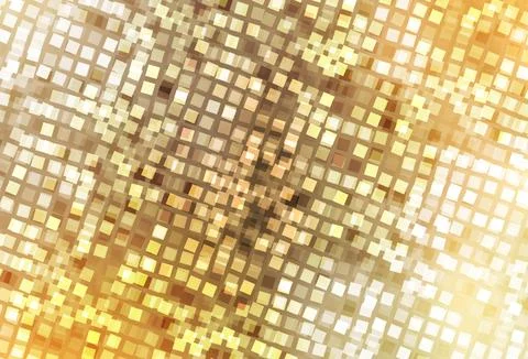 Light Orange vector template with rhombus. Stock Illustration