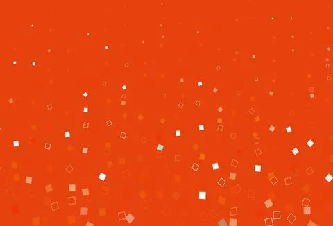 Light Orange vector template with square style. Stock Illustration