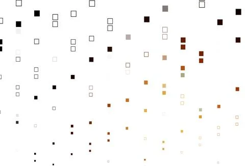 Light Orange vector template with square style. Illustrazione stock