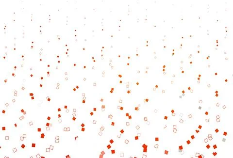 Light Orange vector template with square style. Stock Illustration
