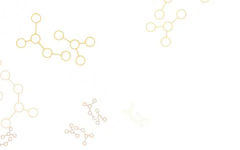 Light Orange vector texture with artificial intelligence concept. Stock Illustration