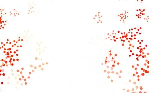 Light Orange vector texture with artificial intelligence concept. Stock Illustration