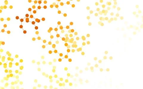 Light Orange vector texture with artificial intelligence concept. 스톡 일러스트