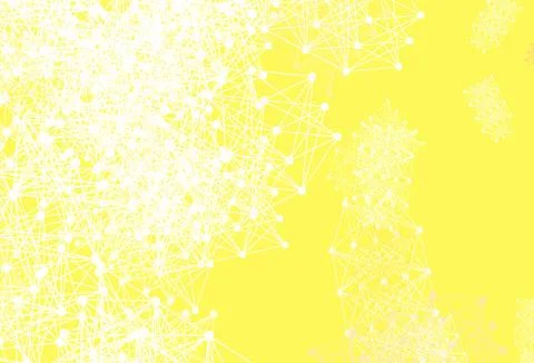 Light Orange vector texture with artificial intelligence concept. Stock Illustration