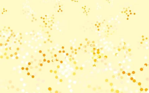 Light Orange vector texture with artificial intelligence concept. Stock Illustration