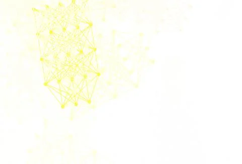 Light Orange vector texture with artificial intelligence concept. イラスト素材