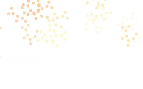 Light Orange vector texture with artificial intelligence concept. 스톡 일러스트