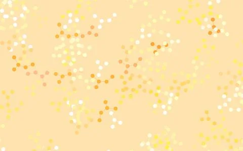 Light Orange vector texture with artificial intelligence concept. Stock Illustration