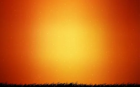 Light Orange vector texture with milky way stars. Stock Illustration