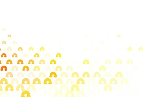 Light Orange vector texture with rainbows, clouds. Illustrazione stock