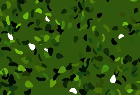 Light Orange vector texture with random forms. Stock Illustration