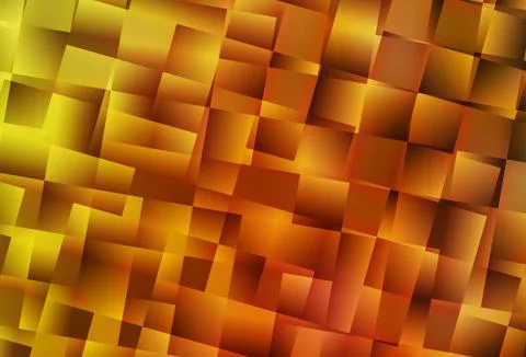 Light Orange vector texture in rectangular style. Stock Illustration