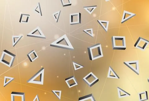 Light Orange vector texture in rectangular style. 스톡 일러스트