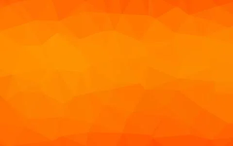 Light Orange vector triangle mosaic template. 스톡 일러스트