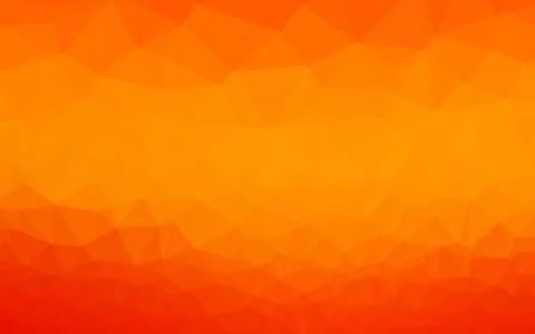 Light Orange vector triangle mosaic cover. Stock Illustration