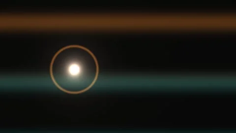 Light orb in motion against dark background with colorful Stock-Footage 338244659