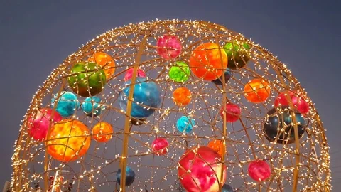 Light ornament Stock Footage 83875924