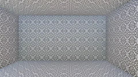 Light Ornamental Patterned Room Stock Footage 323267957