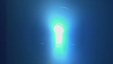 Light Outside the Keyhole Stock Footage 125523741