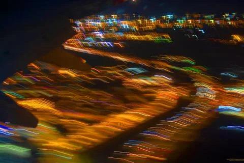 Light painting abstract background texture movement Foto stock