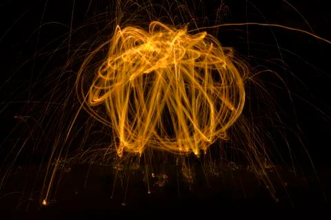 Light Painting Background Stock Photos