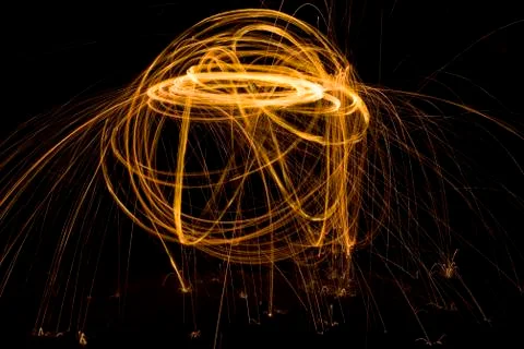 Light Painting Background Stock Photos