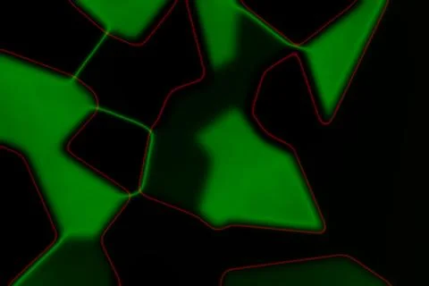 Light painting effect, laser light rays going through dark, abstract backgrou Stock Illustration