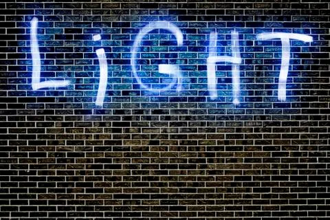 Light painting Stock-Illustration