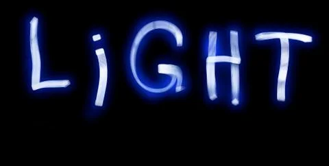 Light painting Stock-Illustration