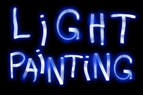 Light painting Stock-Illustration