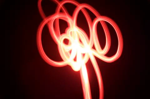 Light Painting Foto stock