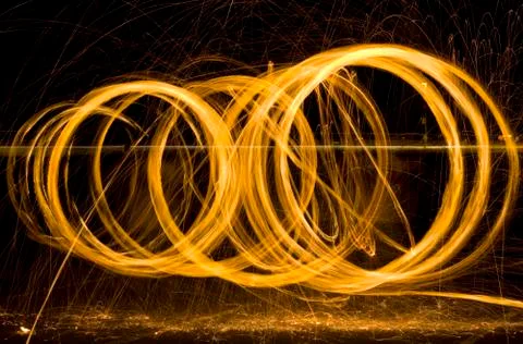 Light Painting Stock Photos