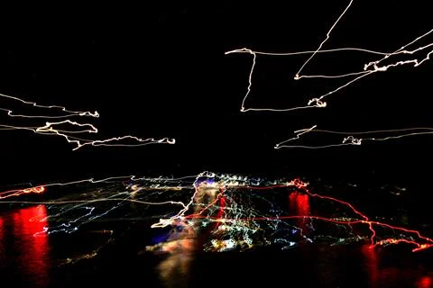 Light Painting Stock Photos