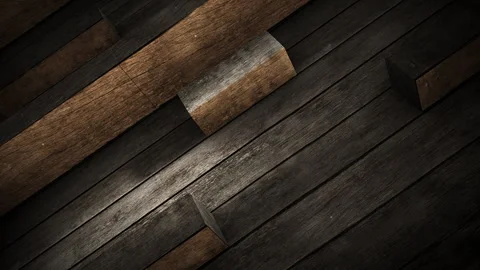 Light Pan Across Old Barn Panels Stock Footage 265886974