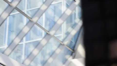 Light from a panoramic window Stock Footage 73443047