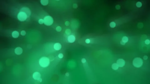 Light Particle Animated Background - Green Stock Footage 23029877