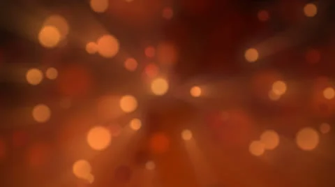 Light Particle Animated Background - Orange Stock Footage 23029940