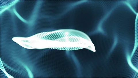 Light particles floating in beautiful organic slow motion Video stock 80522273