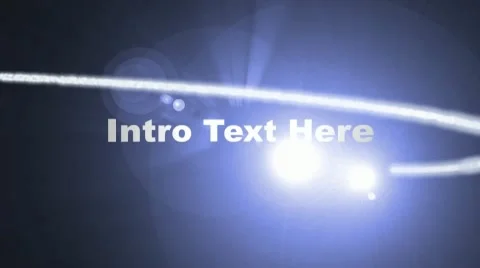 Light-particles-intro-text Stock After Effects