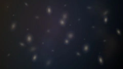 Light particles move softly in dark space background Stock Footage 336995137