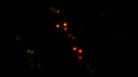 Light particles moving in dark background at various speeds Stock Footage 338297097